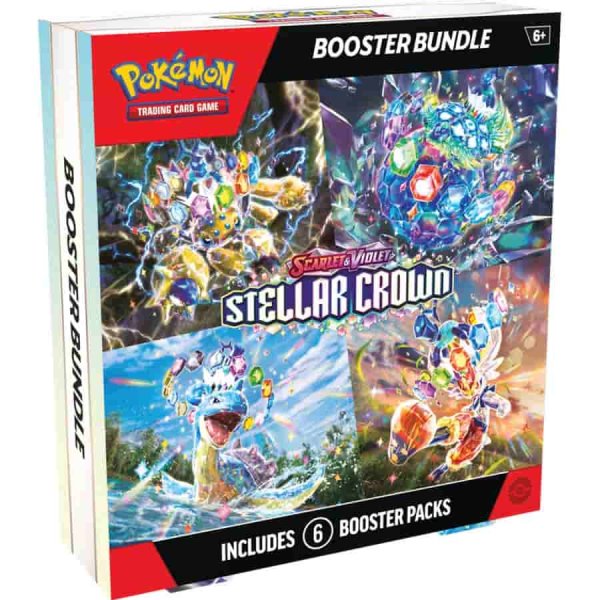 画像1:  【予約】[送料無料]  Pokemon TCG: Scarlet and Violet Stellar Crown Booster Bundle 【ポイント還元率1%】  (1)