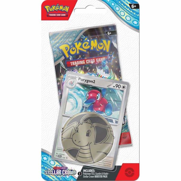 画像1:  【予約】[送料無料]  Pokemon TCG: Scarlet and Violet Stellar Crown Checklane Booster ? Porygon2 【ポイント還元率1%】  (1)